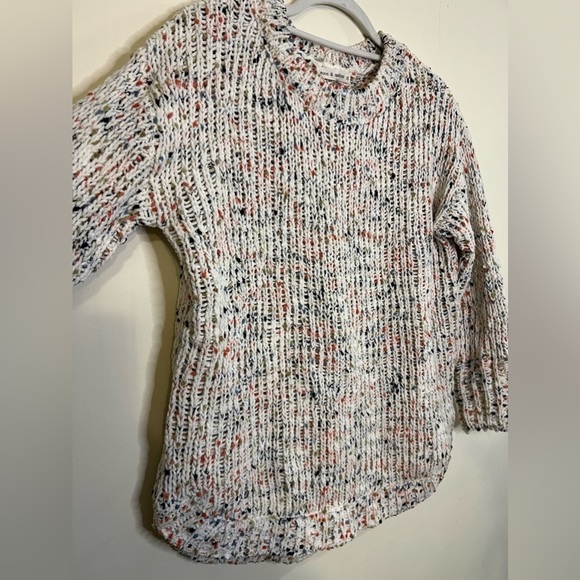 NWT Moon & Madison Confetti Specked Soft Open Knit Pullover Sweater - Picture 5 of 7